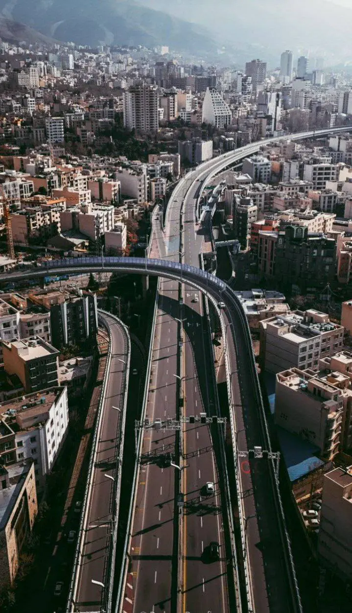 تهران، پل صدر، خروجی قیطریه نوروز ۱۴۰۳+ عکس